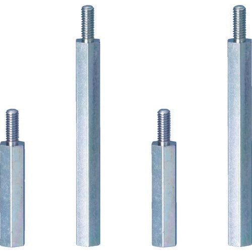 TRUSCO 六角サポーター 三価クロメート M3XL10 10個入 TMK310 トラスコ