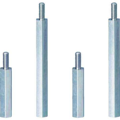 TRUSCO 六角サポーター 三価クロメート M4XL70 10個入 TMK470 トラスコ