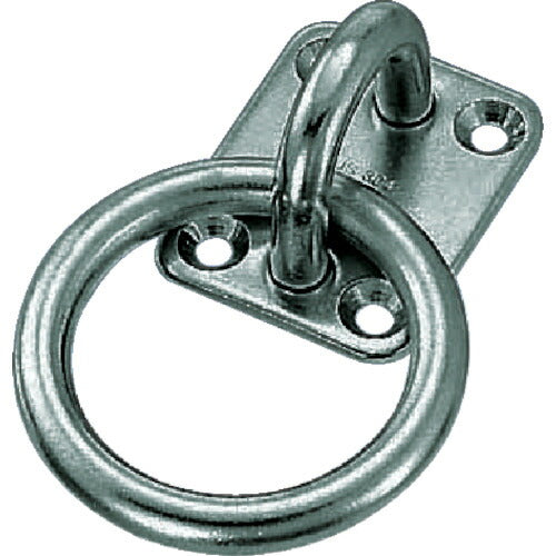 TRUSCO 丸カンプレート ステンレス製 6mm (1個=1袋) TMP6 トラスコ