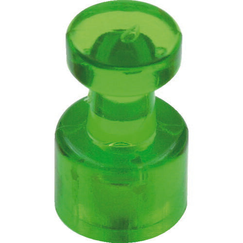 TRUSCO カラーマグネットピン 緑 100個入リ TMPC100GN トラスコ