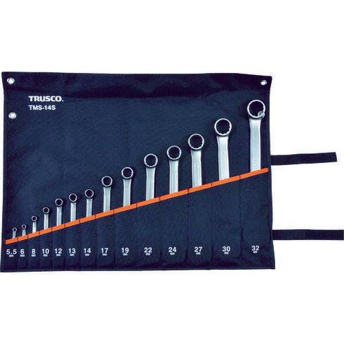 TRUSCO コンビネーションスパナ(スタンダード) セット (14本組) TMS14S トラスコ