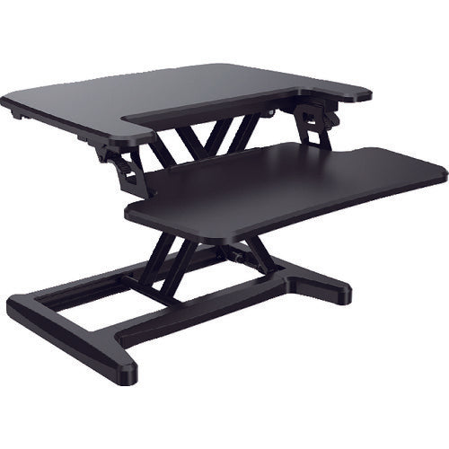 TRUSCO ガス圧式卓上PCデスク アルコーヴ 黒 550X415 TMT107SSBK トラスコ