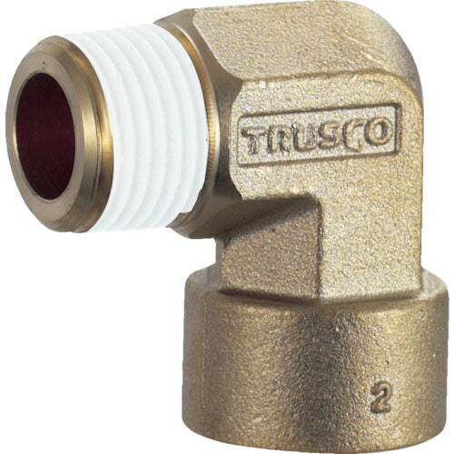TRUSCO ネジ込ミ継手 エルボ R3/8-RC3/8 TN13L トラスコ