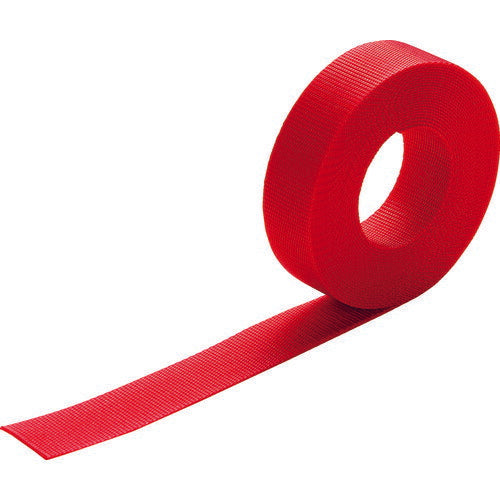 TRUSCO ナイロン平ベル 1.2t×25mm×5m 赤 TNB255R トラスコ