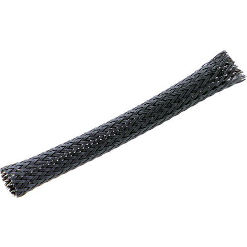 TRUSCO 編組チューブ ホツレ防止タイプ 長サ10m 折径幅20mm 1巻 TNFL2510 トラスコ