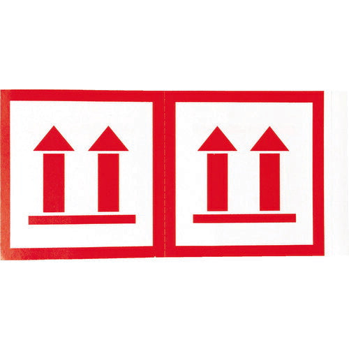 TRUSCO 荷札 「天地無用」マーク 1シートニ4枚入×10シート TNFM02 トラスコ