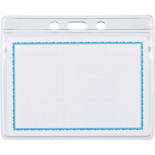 TRUSCO ソフト名札ケースファスナー付 特大サイズ 10枚入 TNH31 トラスコ