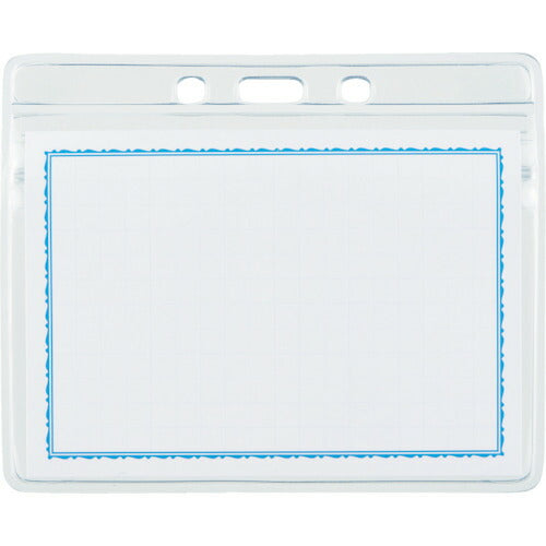 TRUSCO ソフト名札ケースファスナー付 名刺サイズ 10枚入 TNH32 トラスコ