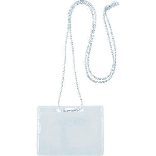 TRUSCO イベント用名札 名刺サイズ グレー 10枚入 TNH34GY トラスコ