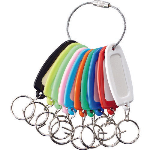 TRUSCO 名札リングホルダー ハードタイプ TNHR10 トラスコ