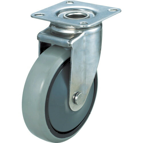 TRUSCO アルミ台車用 自在キャスターΦ100ゴム車 TNPJ100 トラスコ