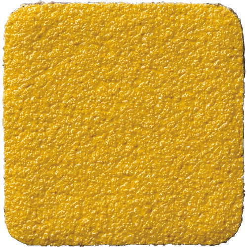 TRUSCO ノンスリップテープ 屋外用 40mmX40mm イエロー 50枚入 TNS4040Y トラスコ