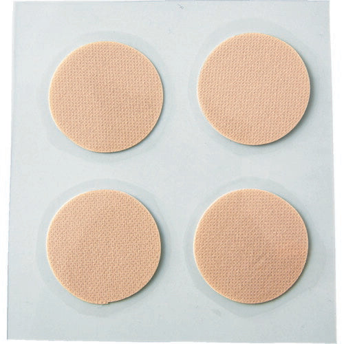 TRUSCO 滑リ止メシート 両面タイプ 25パイ丸形 4個入 TNSS25P4 トラスコ