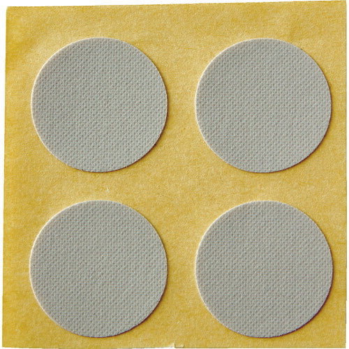 TRUSCO 滑リ止メシート 片面タイプ片面粘着剤付 25パイ丸形 4個入 TNSSA25P4 トラスコ