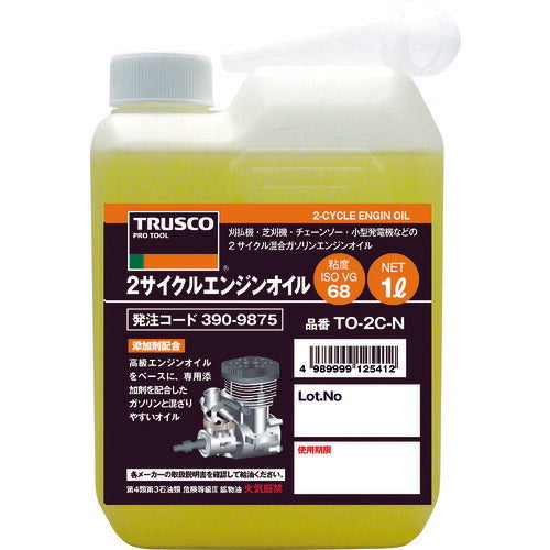 TRUSCO 2サイクルエンジンオイル1L TO2CN トラスコ