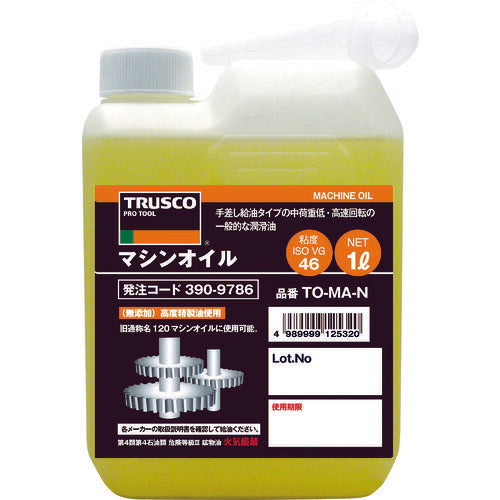 TRUSCO マシンオイル1L TOMAN トラスコ