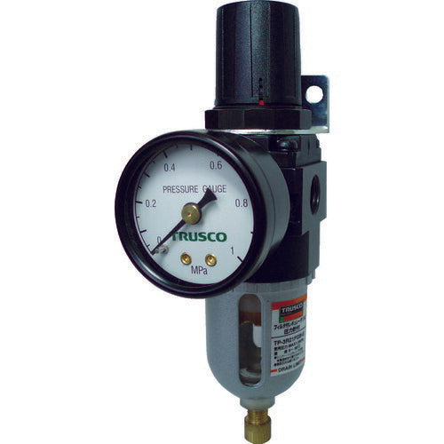 TRUSCO フィルターレギュレーター 口径Rc1/4 最大流量0.5 TP3R21FGB8 トラスコ