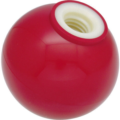 TRUSCO 樹脂製握リ玉 金具ナシ赤 20XM5mm (20個入) TPB205R トラスコ