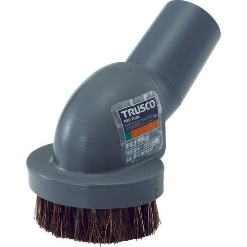 TRUSCO マルブラシ 馬毛 グレー TPC30724 トラスコ