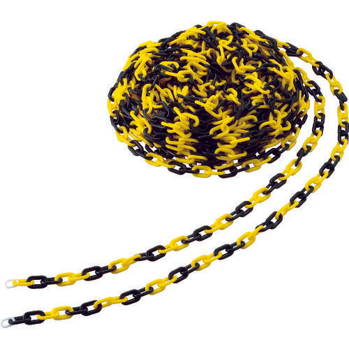 TRUSCO プラチェーン 6MMX30M 黄/黒 TPC6YB トラスコ
