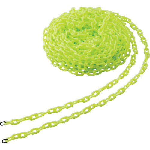 TRUSCO プラチェーン 8MMX30M 蛍光イエロー TPC8LY トラスコ