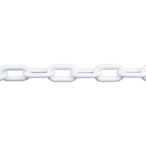 TRUSCO プラチェーン 白 6MMX2M TPCB62W トラスコ