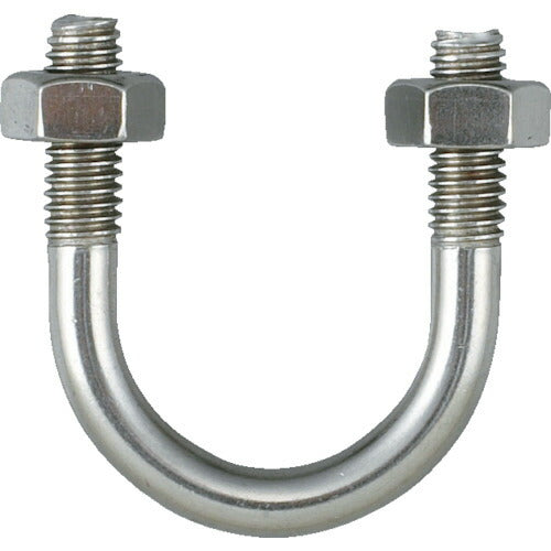 TRUSCO PC管用Uボルト SUS304 呼ビ径15A ネジ径W3/8 TPCUBT15AS トラスコ