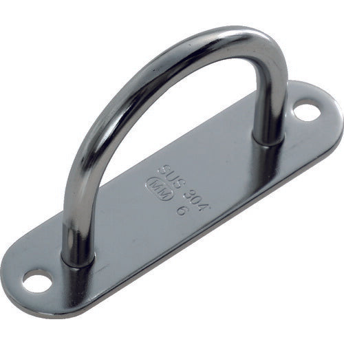TRUSCO パッドアイワイド ステンレス製 20mm×77mm 1個入 TPD6W トラスコ