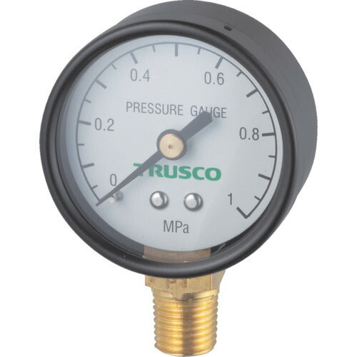 TRUSCO 圧力計 表示板径Φ50 立型口径R1/4表示 TPG50A トラスコ