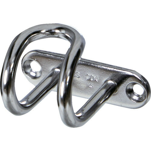 TRUSCO ステンレスワイヤープレートフック 4mm (1個=1袋) TPH4 トラスコ
