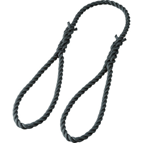 TRUSCO 台付ポリプロピレンロープ 線径12mmX長サ2m TPP122 トラスコ