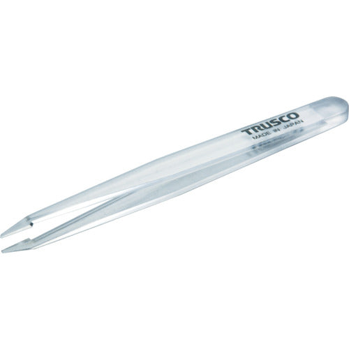 TRUSCO 透明プラスチック製ピンセット 120mm 先細型 TPP230TM トラスコ