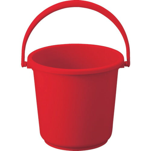 TRUSCO PPカラーバケツ 15L 赤 TPPB15R トラスコ