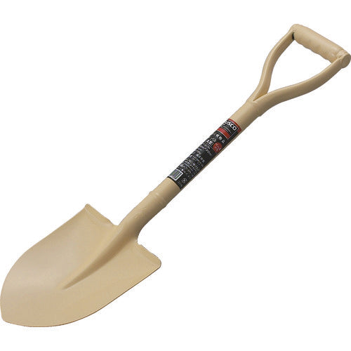 TRUSCO パイプ柄ミニショベル 丸形 全長650mm TPS650R トラスコ