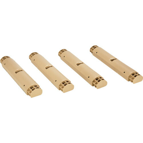 TRUSCO プラ棚用 脚ノミ4本セット 高サ372mm用 ライトサンド TPT372KLS トラスコ
