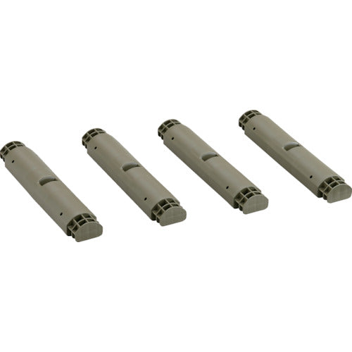 TRUSCO プラ棚用 脚ノミ4本セット 高サ372mm用 ツヤ消シОD TPT372KMOD トラスコ
