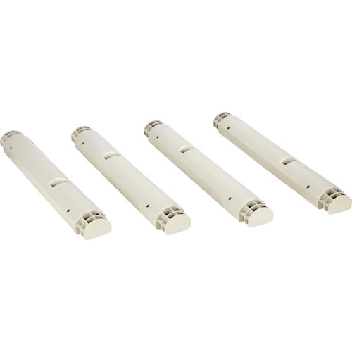 TRUSCO プラ棚用 脚ノミ4本セット 高サ515mm用 ネオグレー TPT515KA トラスコ