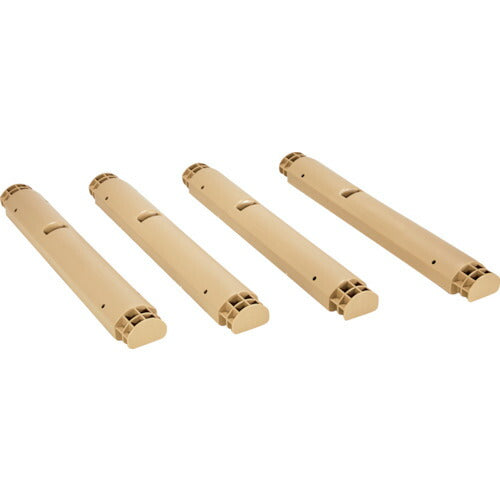 TRUSCO プラ棚用 脚ノミ4本セット 高サ515mm用 ライトサンド TPT515KLS トラスコ
