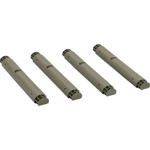 TRUSCO プラ棚用 脚ノミ4本セット 高サ515mm用 ツヤ消シОD TPT515KMOD トラスコ