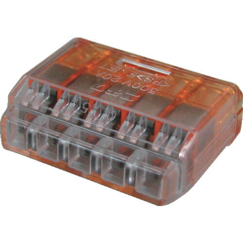 TRUSCO 差込形電線コネクタ極数5 (7個入) TQL5 トラスコ