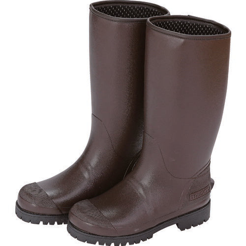 TRUSCO 防寒レインブーツ ブラウン L TR100MUBRL トラスコ