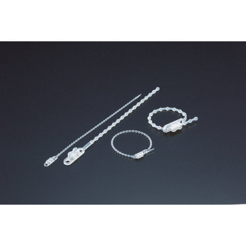 TRUSCO ダブルヘッドノットタイ 幅2.0mmX145mm最大結束φ35白 TRKTV145E トラスコ