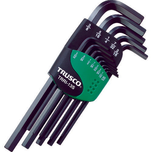 TRUSCO 六角棒レンチセット 13本組(インチタイプ) TRRI13S トラスコ