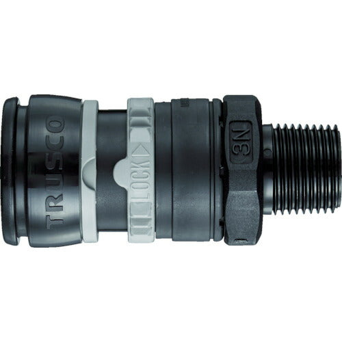 TRUSCO 樹脂継手ソケット メネジ取付用 TRSS3NR トラスコ