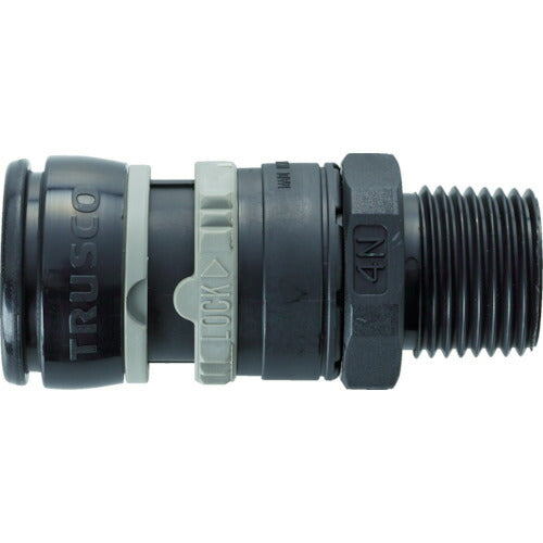 TRUSCO 樹脂継手ソケット メネジ取付用 TRSS4NR トラスコ