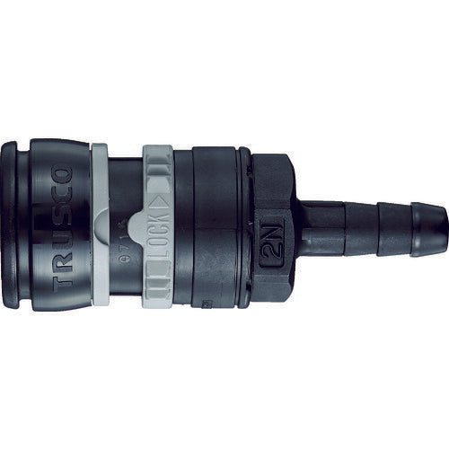 TRUSCO 樹脂継手ソケット ホース取付用 TRST2NR トラスコ