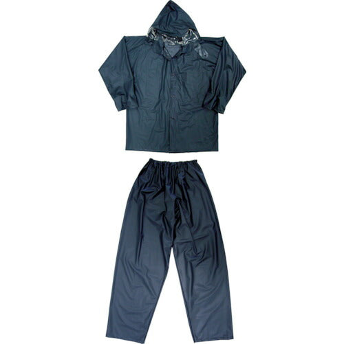 TRUSCO レインスーツ 4Lサイズ ネイビー TRW554L トラスコ