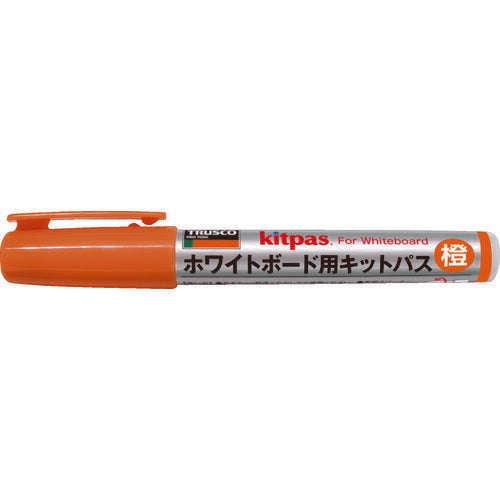 TRUSCO ホワイトボード用キットパス オレンジ TRWKPOR トラスコ