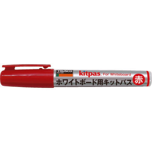 TRUSCO ホワイトボード用キットパス 赤 TRWKPR トラスコ