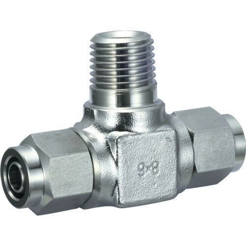 TRUSCO SUSブランチティ 適用チューブ径4X2 ネジR1/4 TS402MT トラスコ